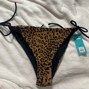 Sports Illustrated Swim Animal Print Bikini Bottom